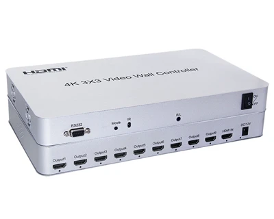 4K HDMI 3x3 Video Wall Controller