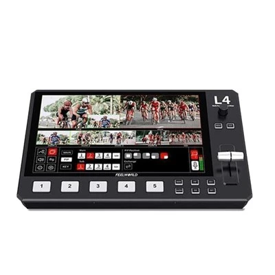 L4 5-Input Multi-Camera Live Production Switcher með 10.1 snertiskjá